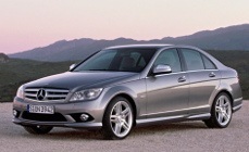 Silver Mercedes C class